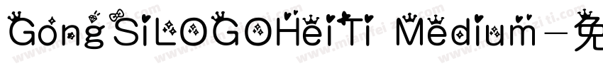 GongSiLOGOHeiTi Medium字体转换